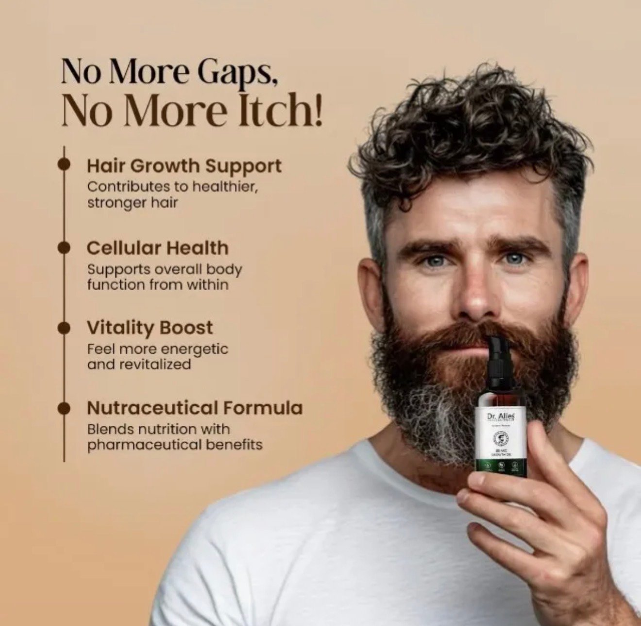 Dr Alies Professional Beard Oil 30ml – Men's Beard Grooming & Daily Care - Image 2