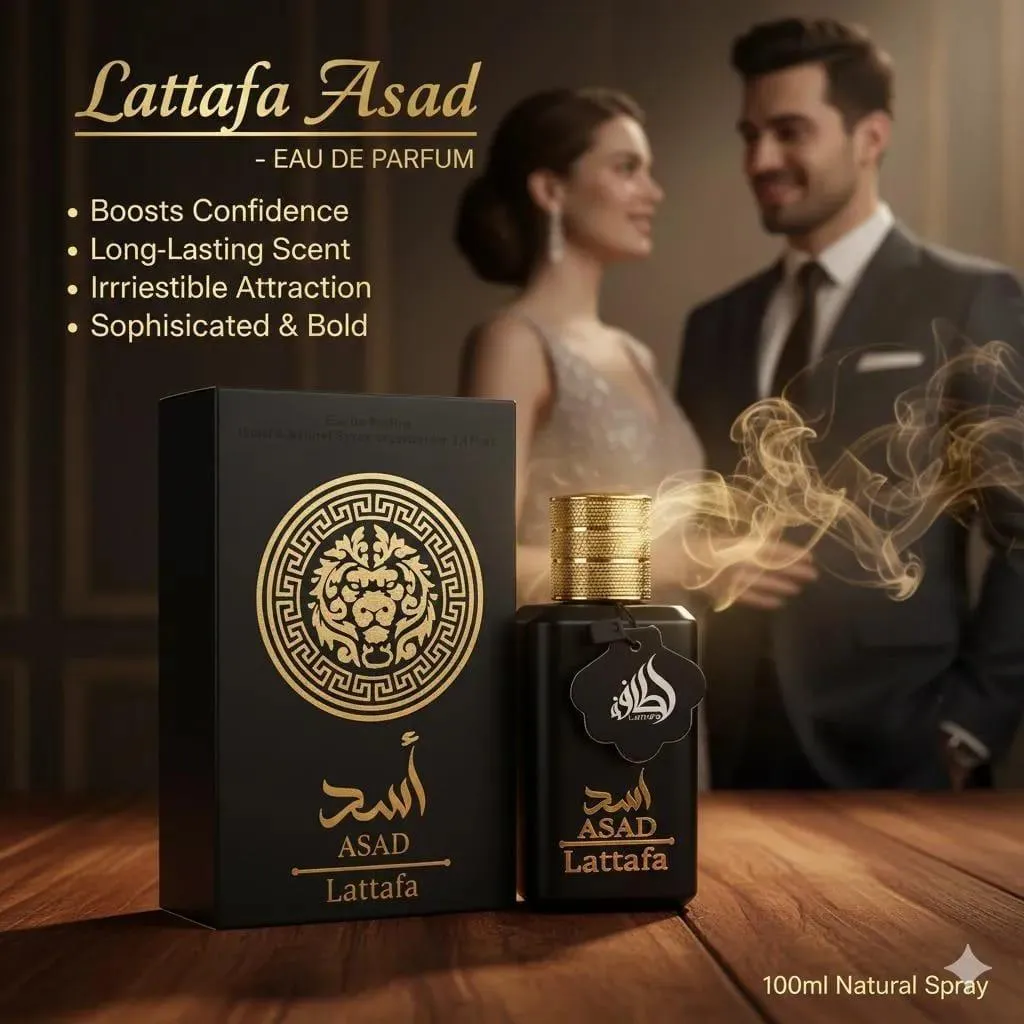 Lattafa Asad Eau de Parfum Black Unisex 100ml – Long Lasting Premium Fragrance - Image 6