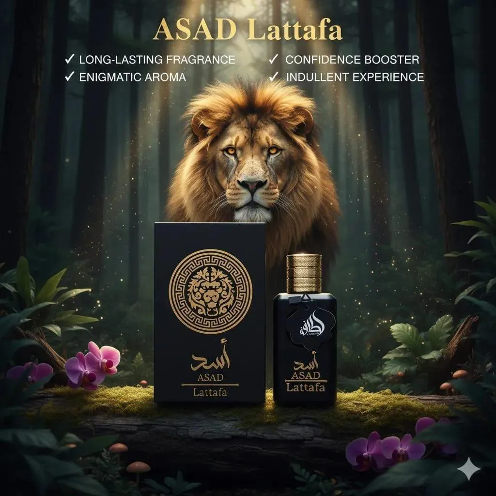 Lattafa Asad Eau de Parfum Black Unisex 100ml – Long Lasting Premium Fragrance - Image 5