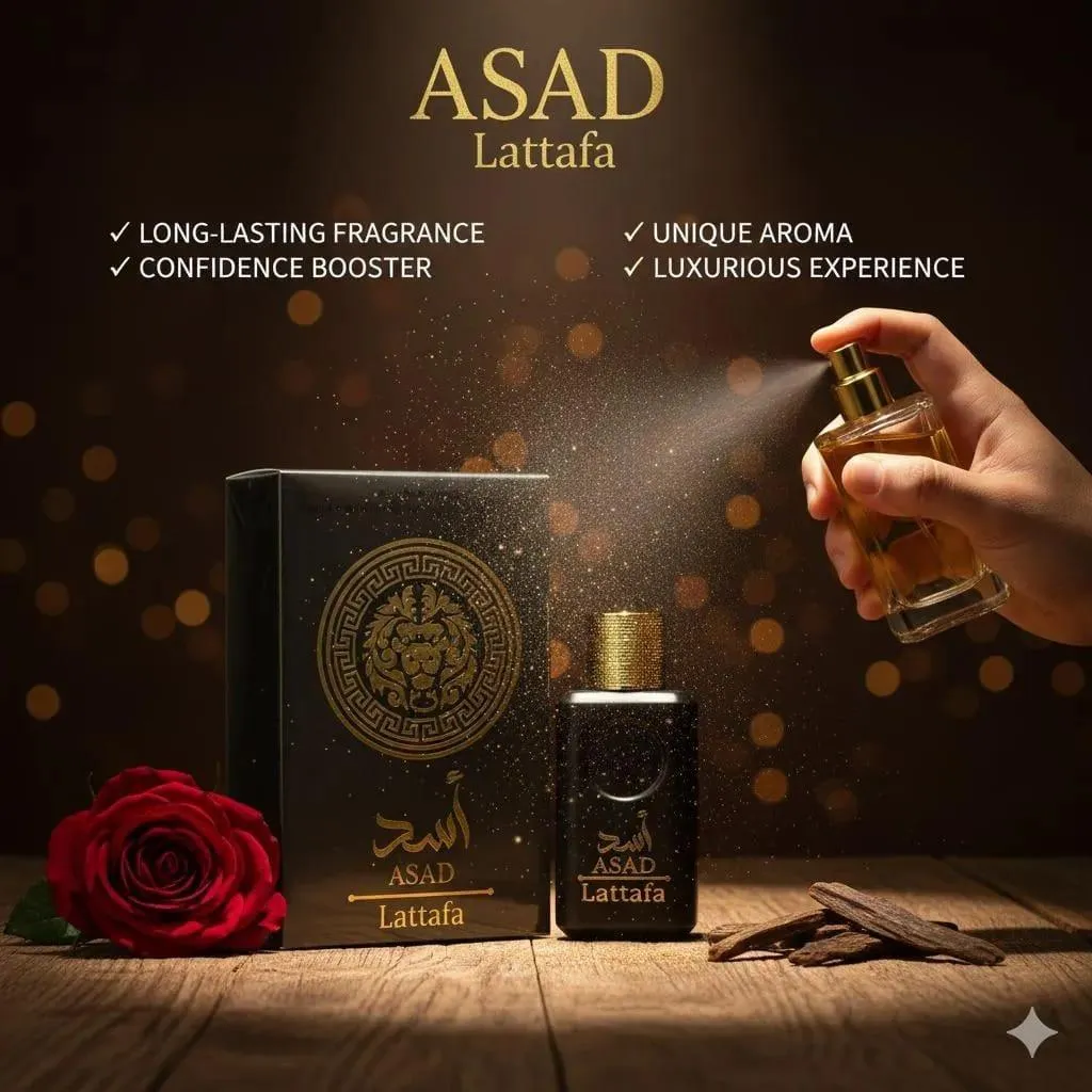 Lattafa Asad Eau de Parfum Black Unisex 100ml – Long Lasting Premium Fragrance - Image 4