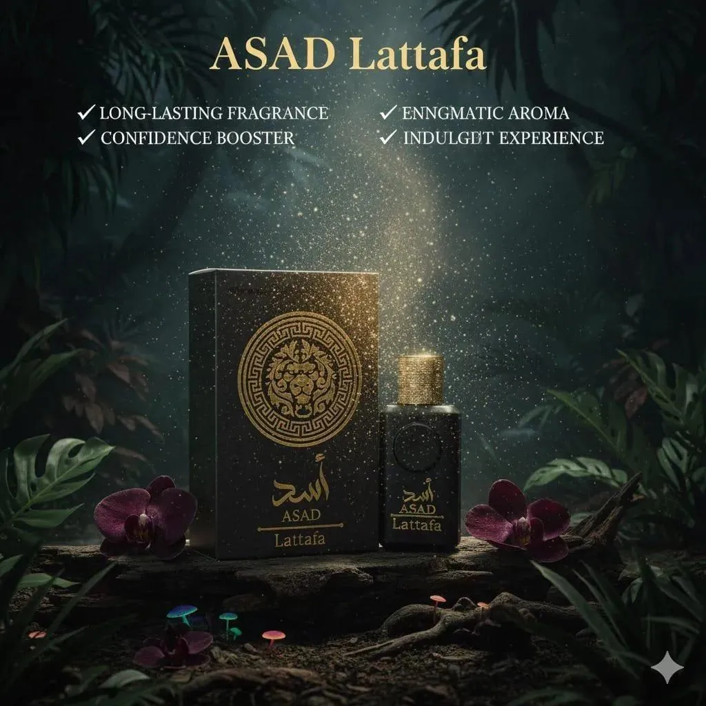 Lattafa Asad Eau de Parfum Black Unisex 100ml – Long Lasting Premium Fragrance - Image 3