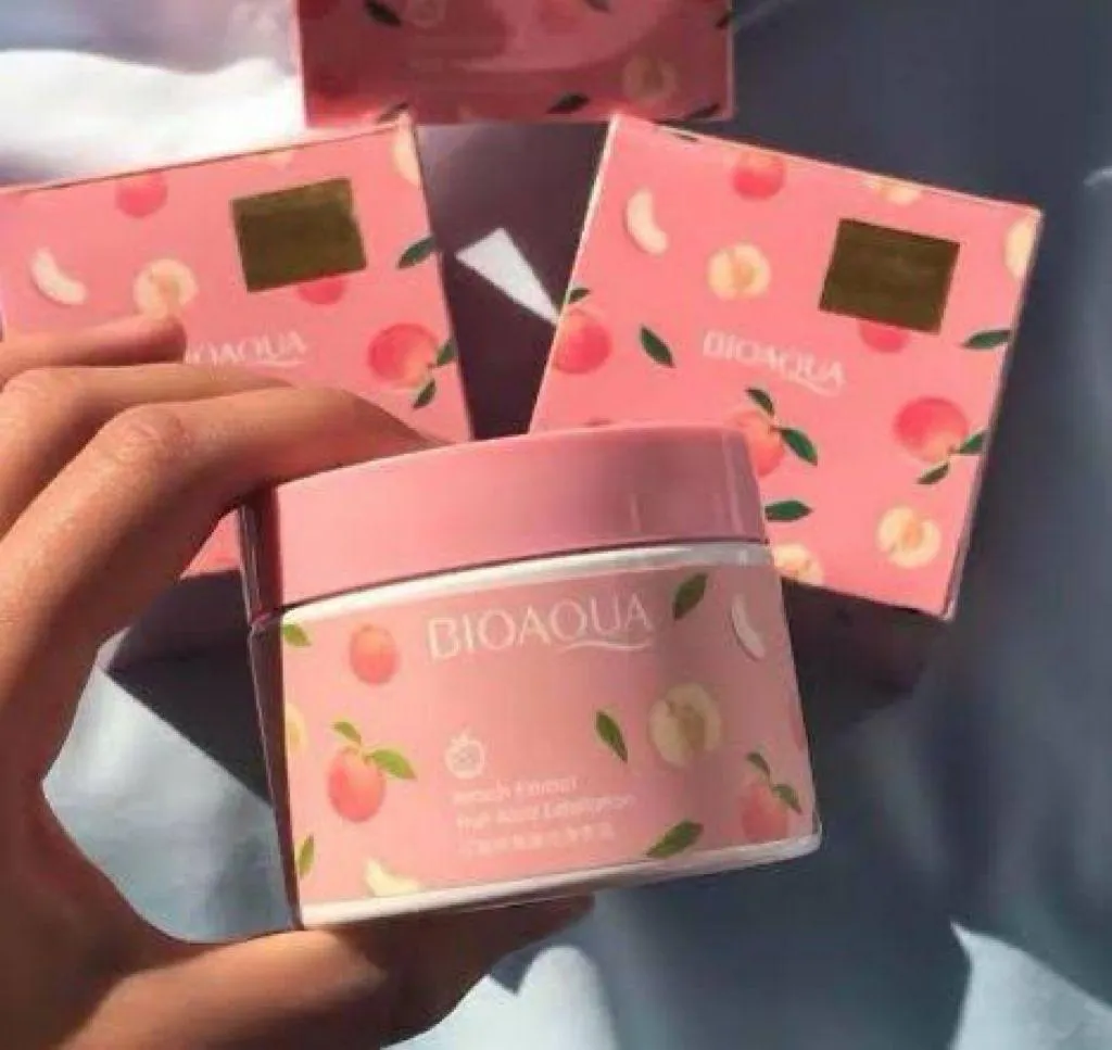 Pink Peach Extract Exfoliating Gel for Glowing Skin - Image 2