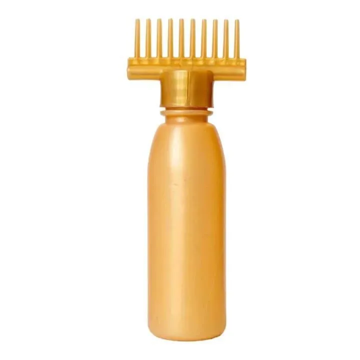 Golden Hair Oil Applicator Comb Pack of 3 – ABS Plastic Scalp Massage & Easy Hair Oil Application - Image 4