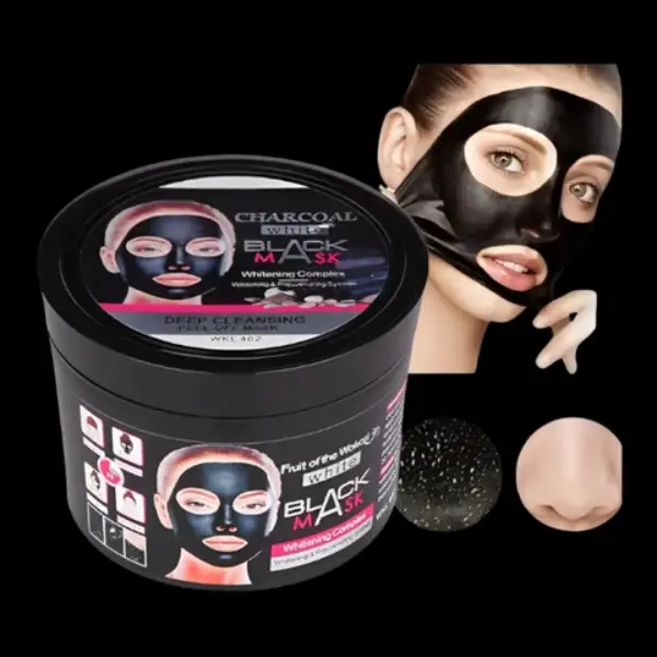 Whitening And Brightening Peel Off Blackhead Remover Mask 300ml – Deep Cleansing Face Mask - Image 3