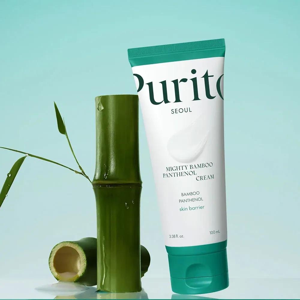 Purito Mighty Bamboo Panthenol Cream 100ml โ Hydrating & Skin Barrier Moisturizer for All Skin Types - Image 4