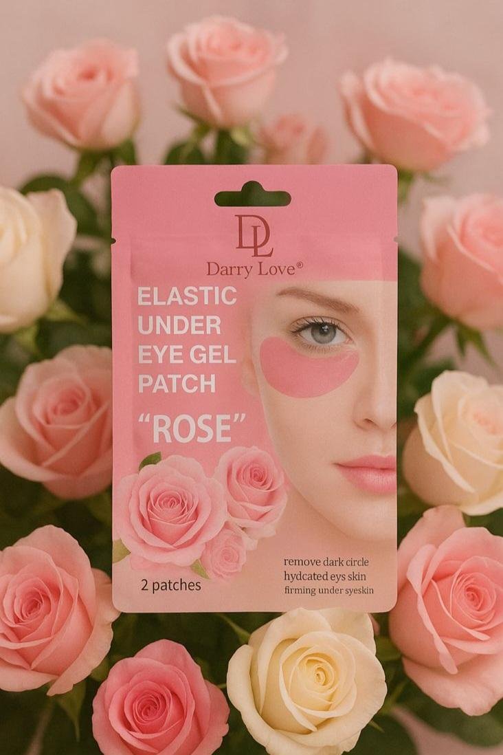Rose Under Eye Gel Patches for Dark Circles - Image 2