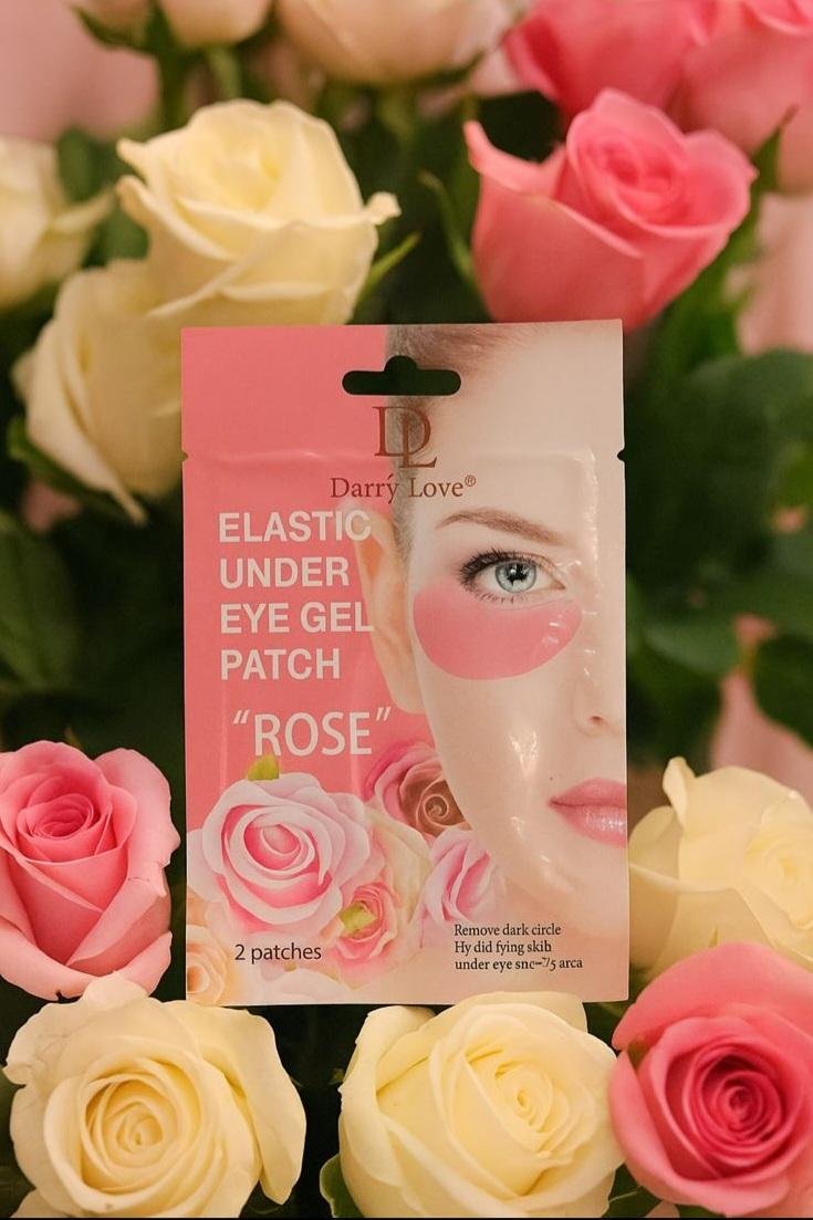 Rose Under Eye Gel Patches for Dark Circles - Image 3