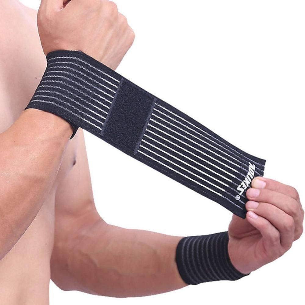 Adjustable Black Striped Wristband for Gym - Image 3
