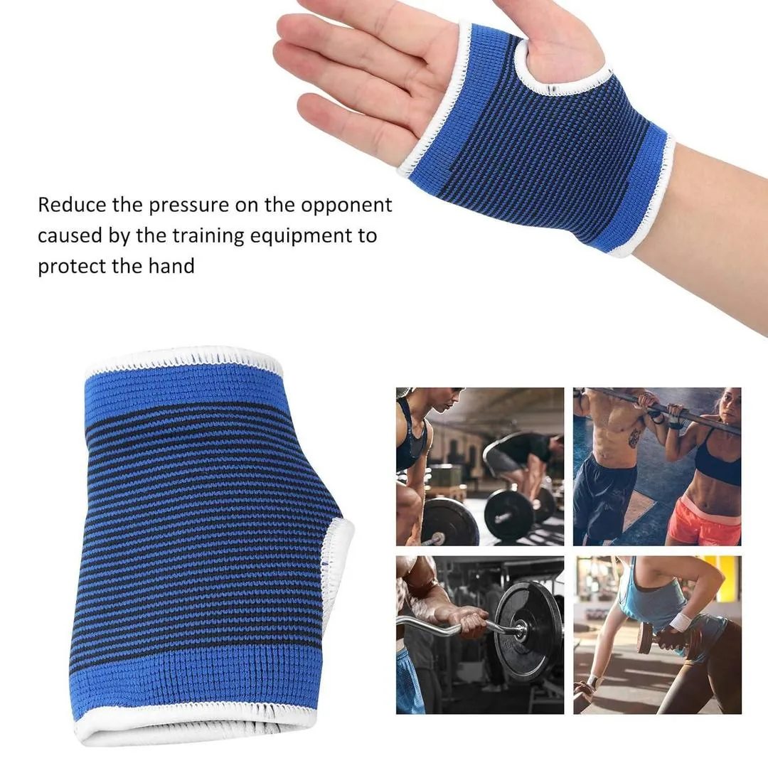 Blue Cotton Wrist Support Band for Men Women - Image 2