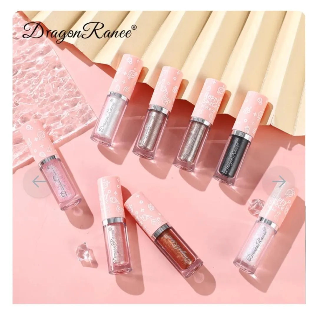 Dragon Ranee Liquid Glitter Eyeshadow Pack of 2 – High Pigment Shimmer Eye Makeup - Image 5