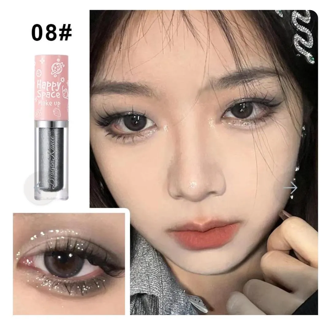 Dragon Ranee Liquid Glitter Eyeshadow Pack of 2 – High Pigment Shimmer Eye Makeup - Image 4