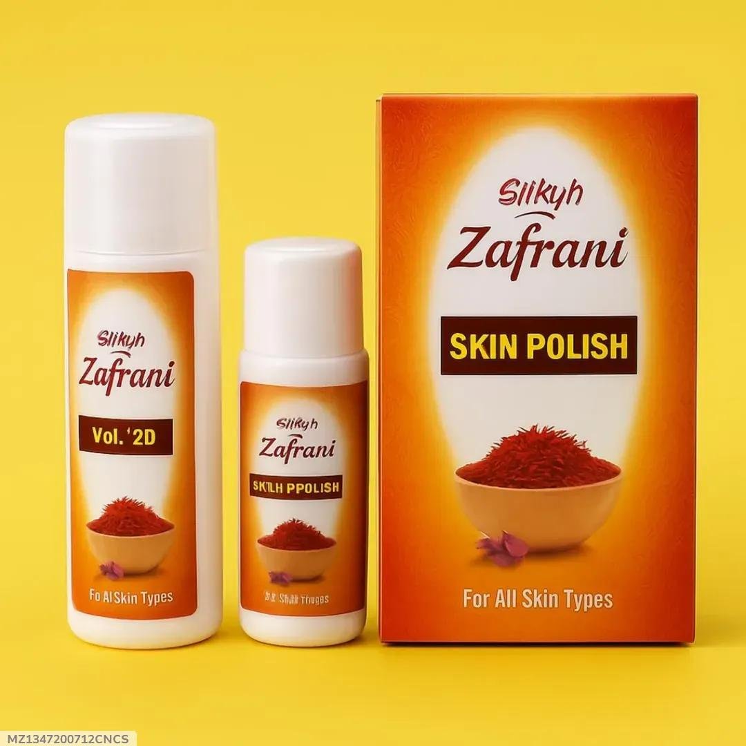 Zafrani Skin Polisher Cream Set for All Skin Types - Image 3