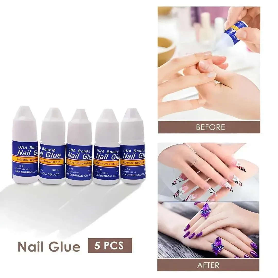 Nail Special Glue Pack of 5 for Artificial Nails - Image 2