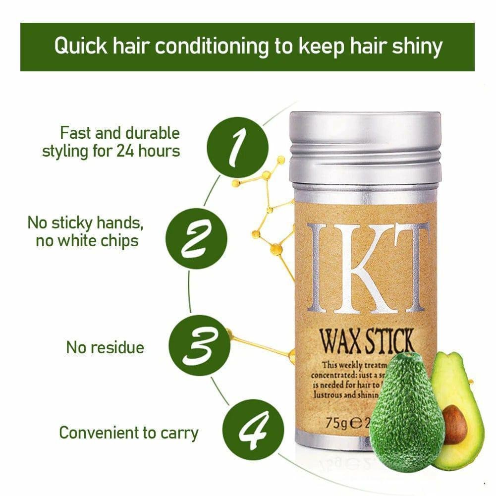 Premium Hair Styling Wax Stick β Durable Hold & Nourishing Oil, Silver Packaging - Image 2