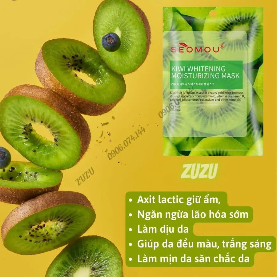 Sakura Whitening Face Mask 25g Cotton Sheet - Image 3