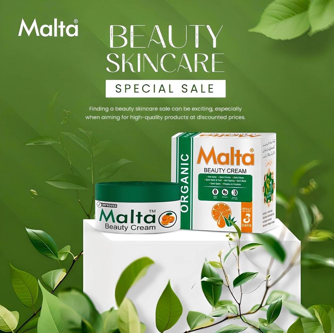 Organic Malta Beauty Cream 50ml Anti-Aging - Image 2