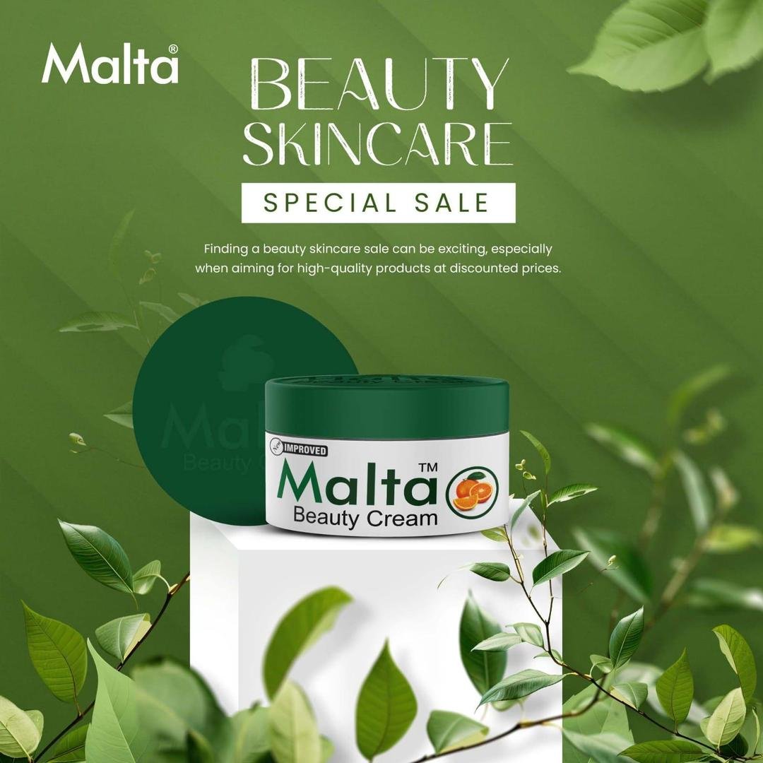 Organic Malta Beauty Cream 50ml Anti-Aging - Image 3