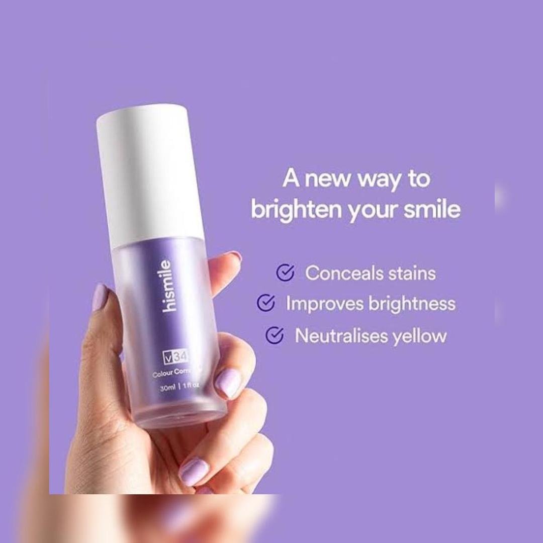 V34 Teeth Whitening Serum 50ml – Whitening Cream for a Brighter-Looking Smile - Image 4