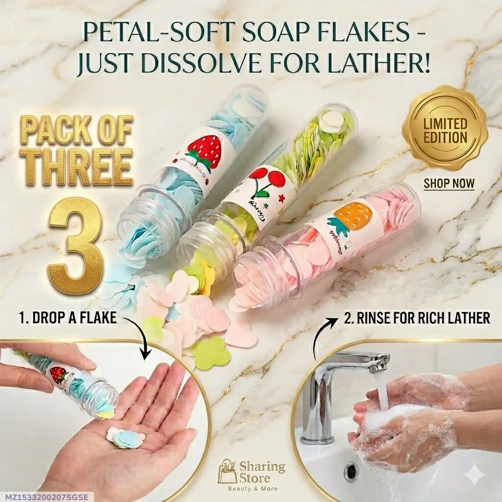 Fruity Paper Soap Tubes Pack of 3 โ Portable Disposable Hand Wash Soap Sheets - Image 6
