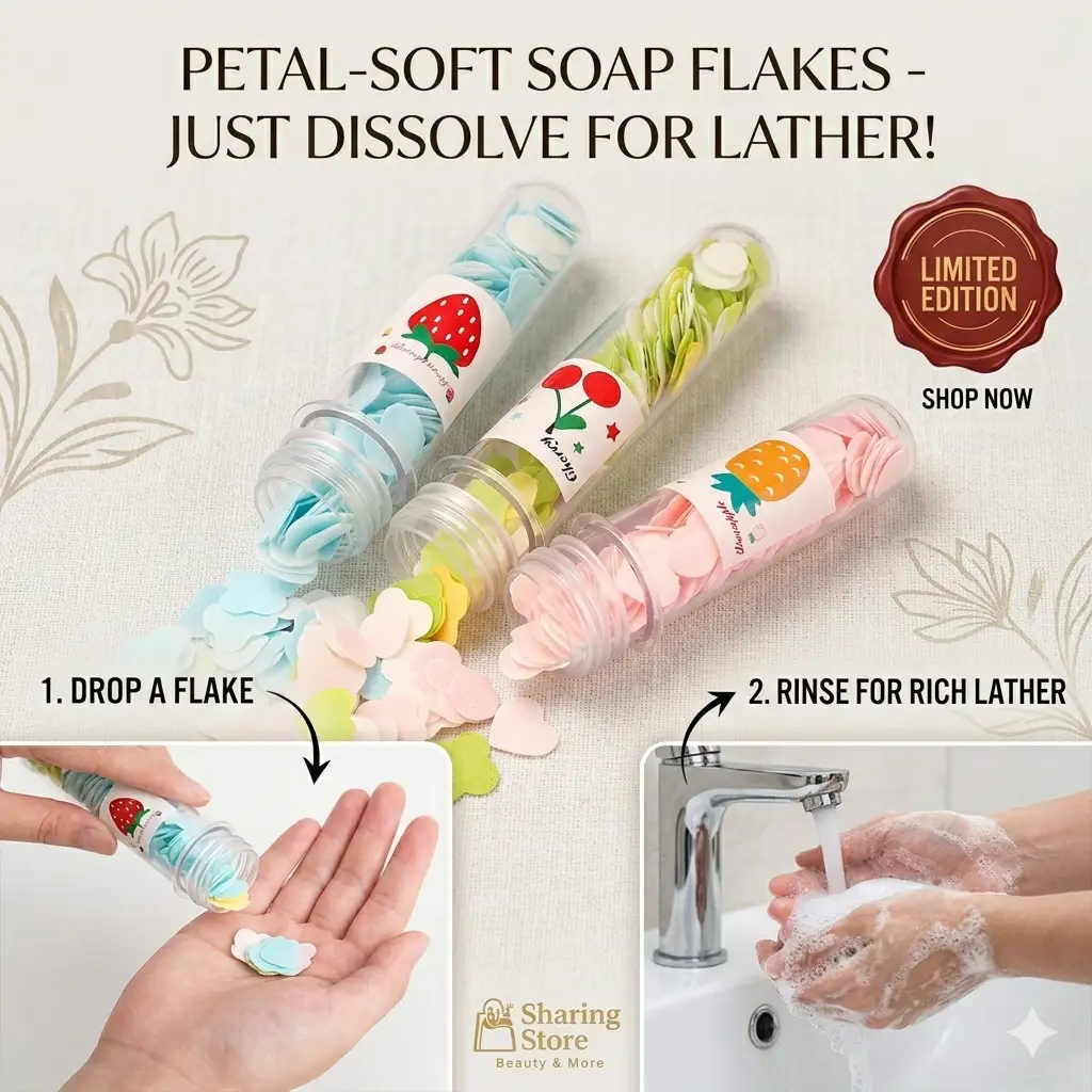 Fruity Paper Soap Tubes Pack of 3 โ Portable Disposable Hand Wash Soap Sheets - Image 3