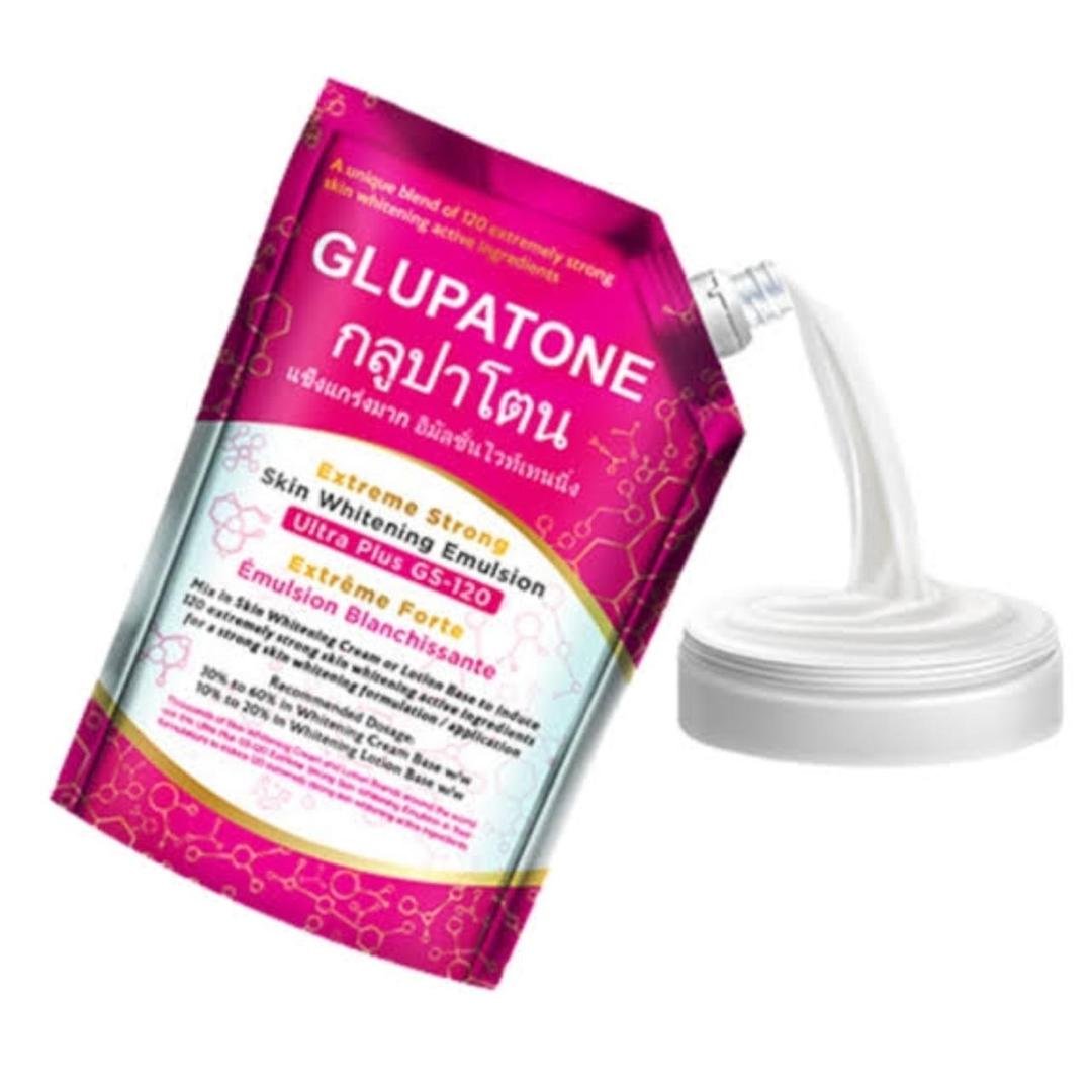 Glupatone Skin Whitening Emulsion 500ml โ Brightening & Moisturizing Body Lotion - Image 4