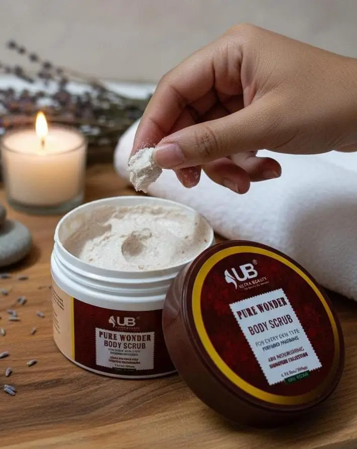 Pure Wonder Body Scrub 200g for Bright Skin - Image 3