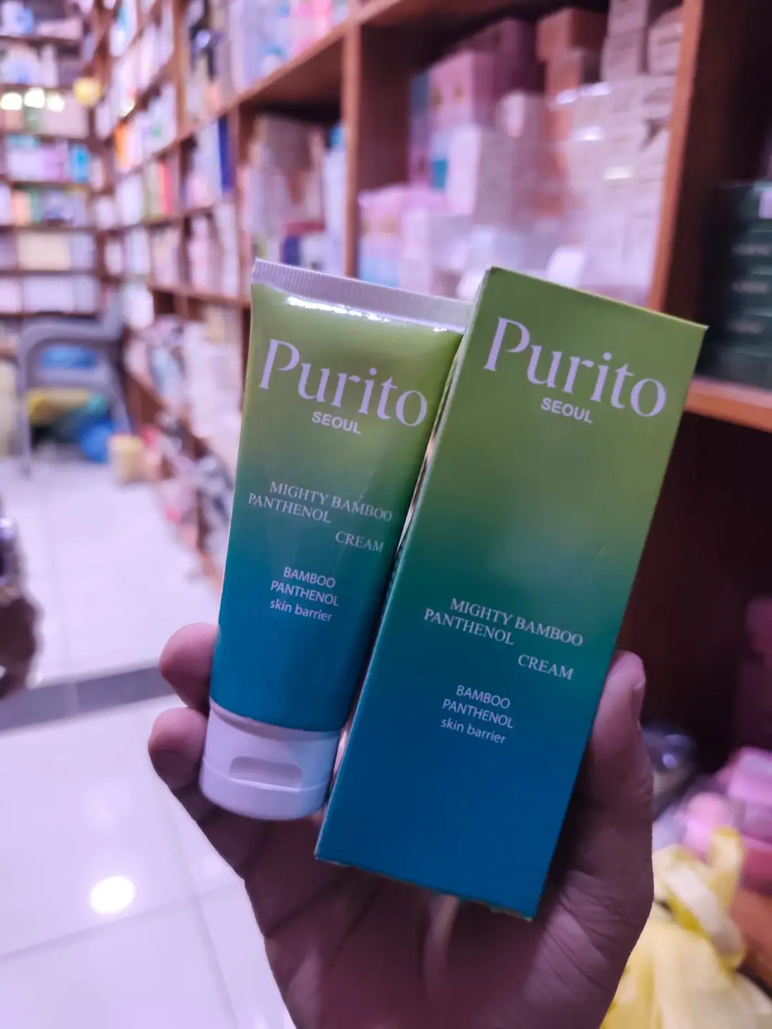 Purito Seoul Mighty Bamboo Panthenol Cream 100ml – 10% Panthenol Barrier Moisturizer - Image 2