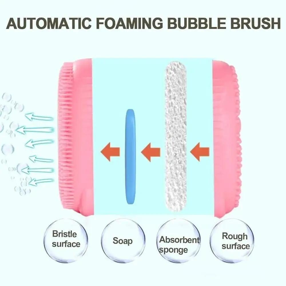 Dead Skin Removal Bath Body Brush โ Exfoliating Scrub Brush for Deep Body Cleansing - Image 5