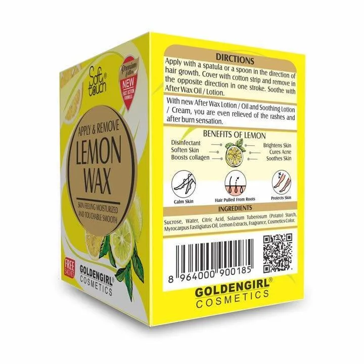 Lemon Wax for Underarm Hair Removal โ Gentle Hair Removal Wax Gel - Image 4