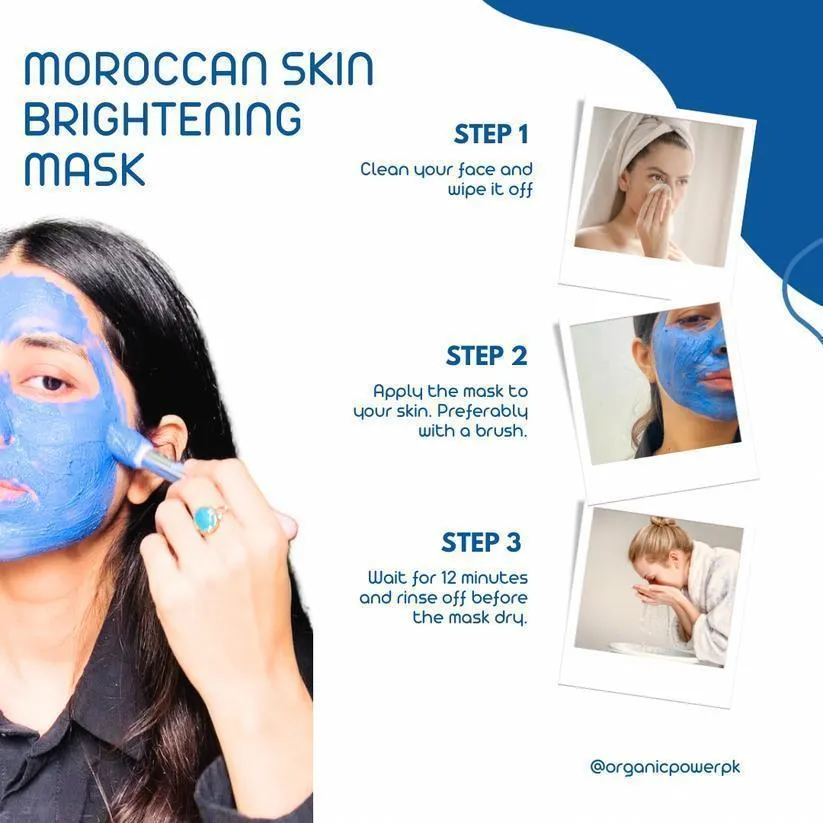 Moroccan Nila Powder 50g – Brightening & Skin Care Powder - Image 2