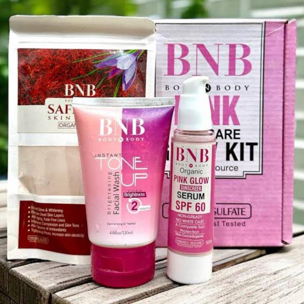 Pink Glow Facial Kit for All Skin Types – Facial Care - Image 4