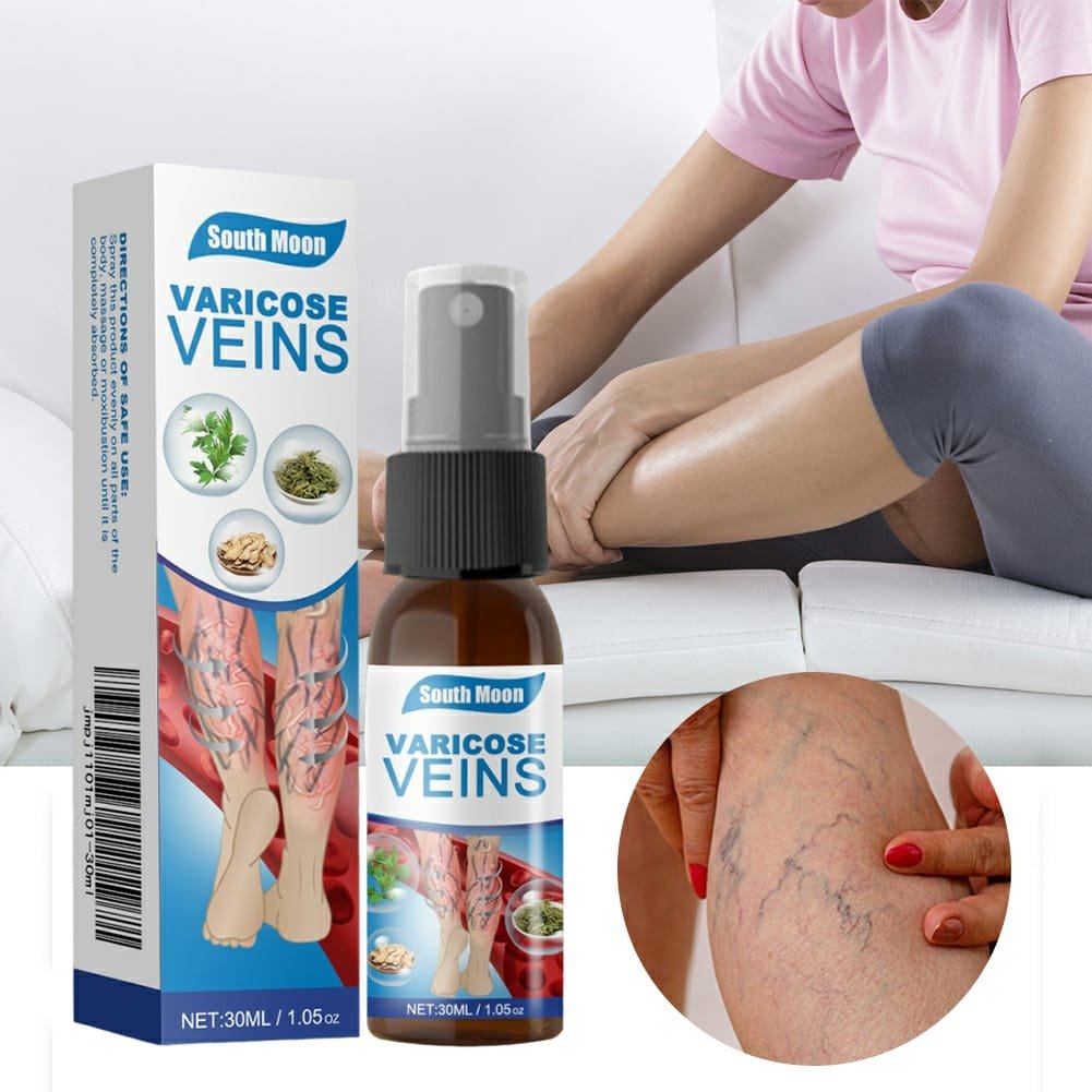 South Moon Varicose Veins Treatment Spray – 30ml Advanced Formula for Spider Veins, Leg Pain & Swelling Relief | Natural Herbal Spray for Better Circulation - Image 6