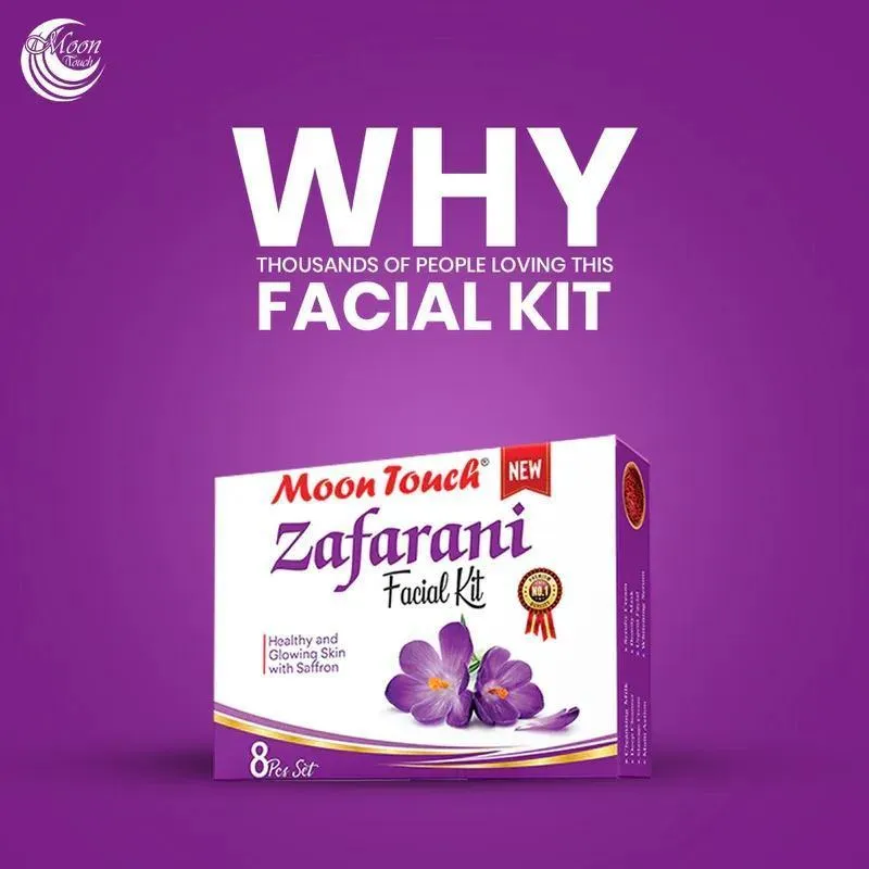 Zafrani Facial Kit for Glowing Skin with Saffron – Brightening Facial Care Kit - Image 2