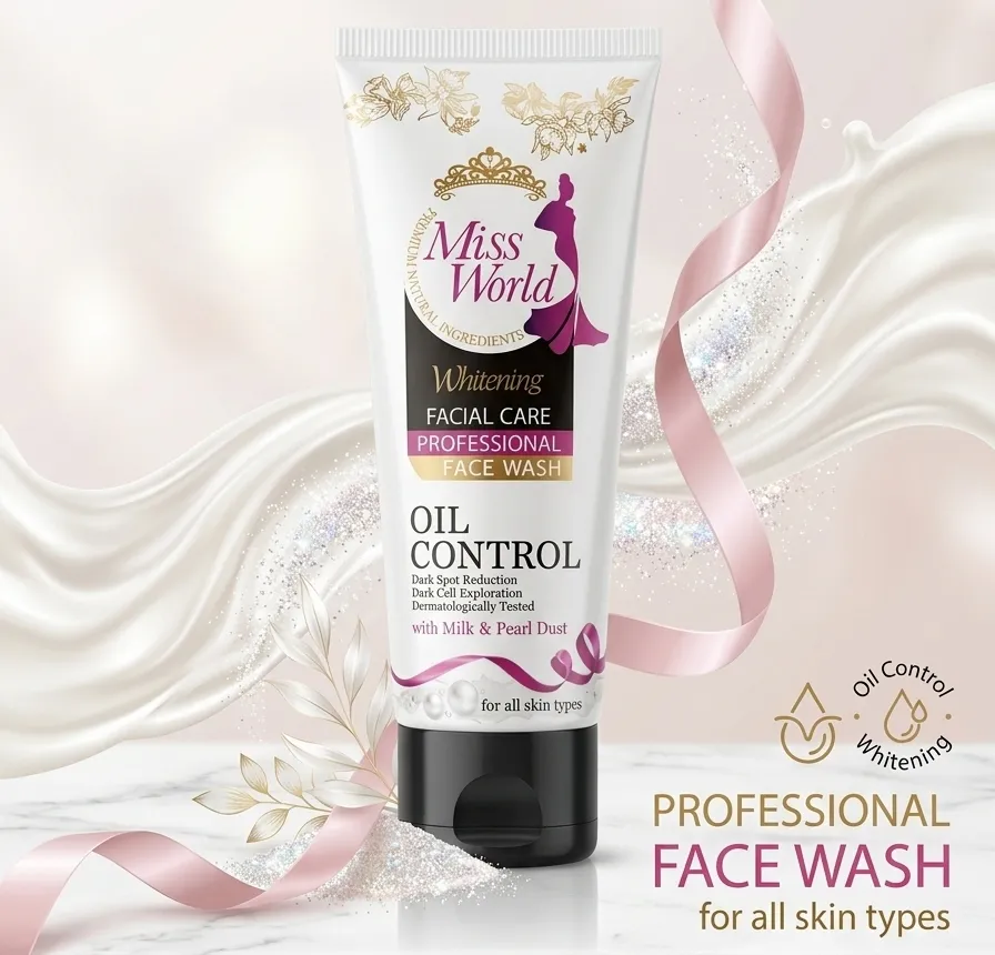 Miss World Oil Control Face Wash 50ml – Daily Facial Cleanser for All Skin Types - Image 3