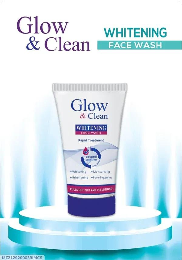 Glow & Clean Whitening Face Wash 120ml – Brightening Facial Cleanser - Image 3