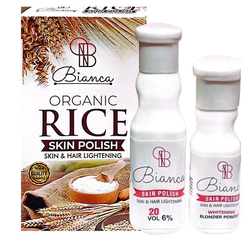 Bianca Organic Rice Skin Polish Whitening & Brightening 6% – Exfoliating Face & Body Polish - Image 3