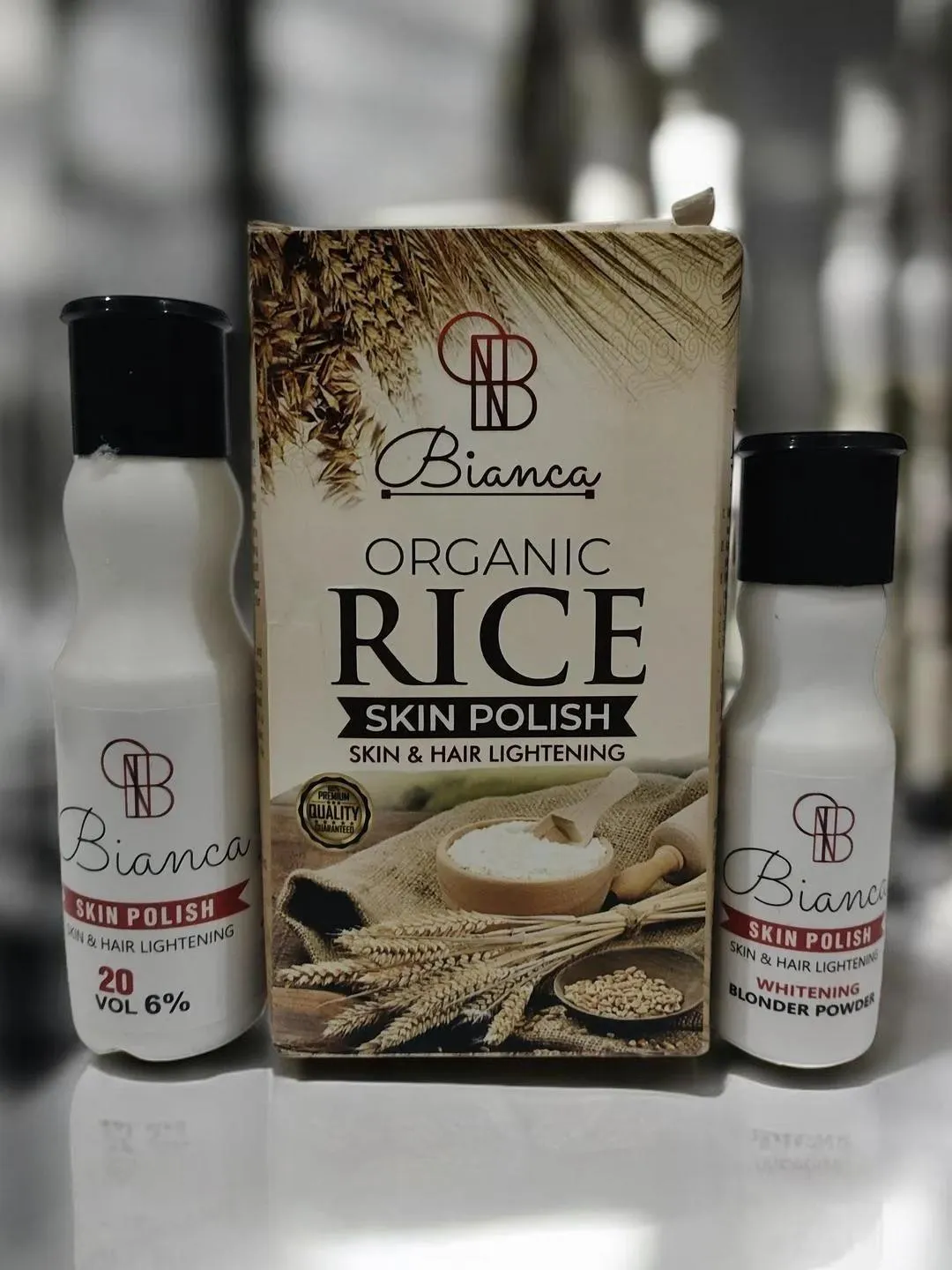 Bianca Organic Rice Skin Polish Whitening & Brightening 6% – Exfoliating Face & Body Polish - Image 2