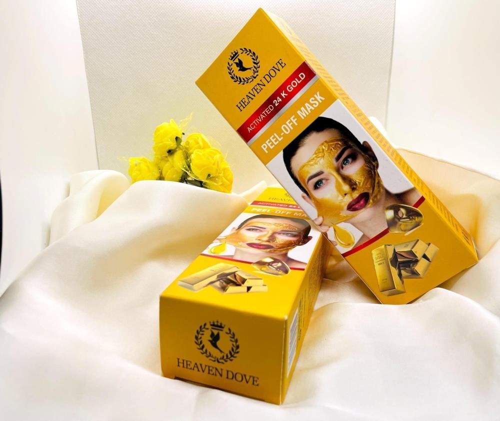 24K Gold Peel Off Mask – Radiance Boosting & Skin Brightening Face Mask - Image 3