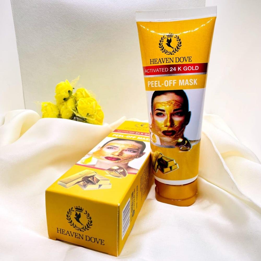 24K Gold Peel Off Mask – Radiance Boosting & Skin Brightening Face Mask - Image 2
