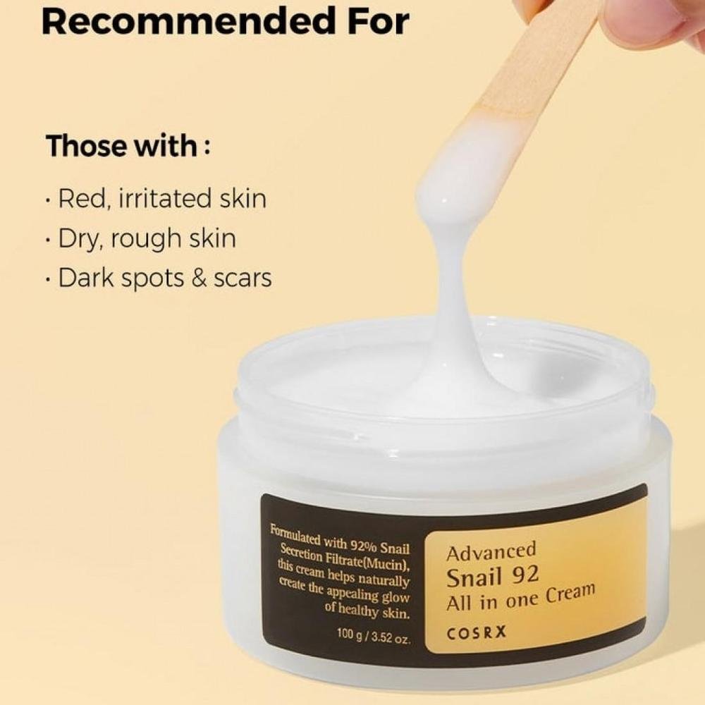 Advanced Snail All-In-One Cream for Acne Scar Repair & Aging Reduction - Image 4
