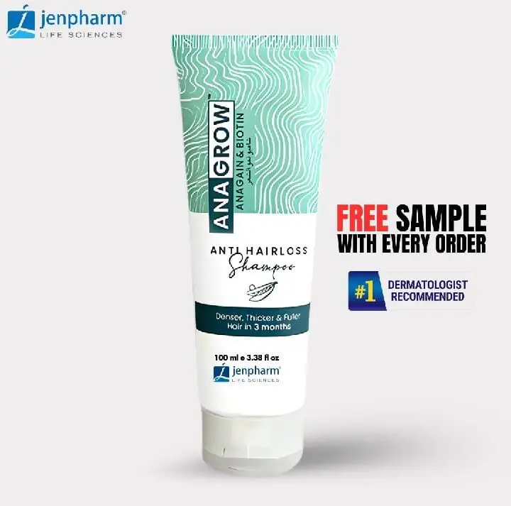 Anagrow Hair Shampoo Jenpharm โ Hair Strengthening & Scalp Cleansing Shampoo - Image 4