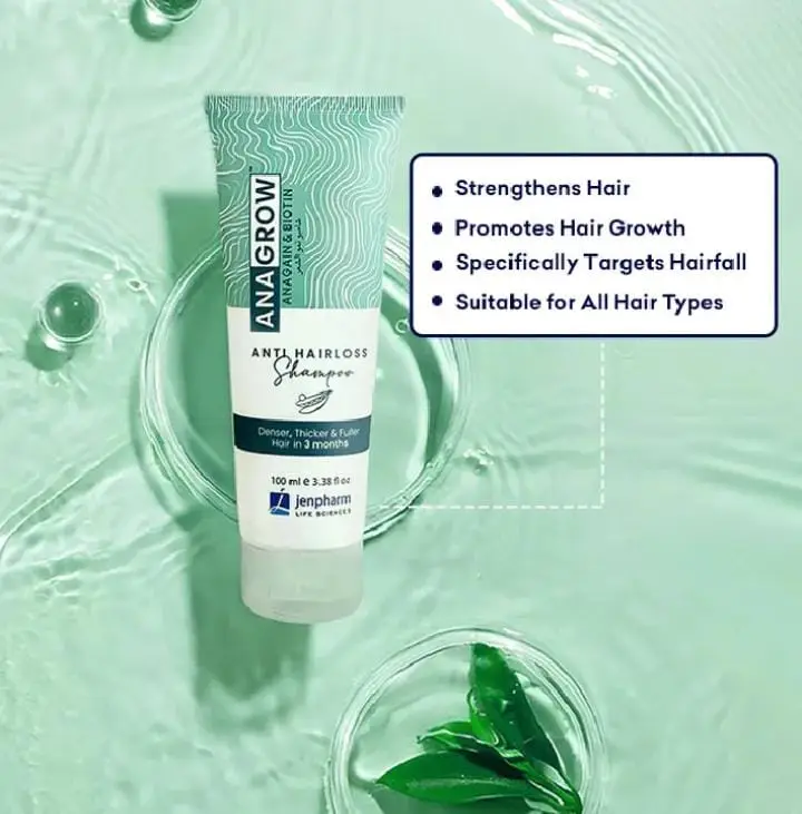 Anagrow Hair Shampoo Jenpharm โ Hair Strengthening & Scalp Cleansing Shampoo - Image 2