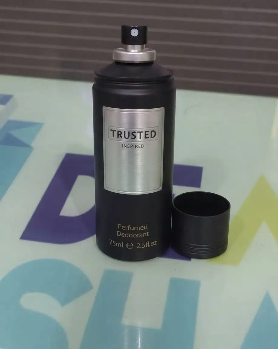 Trusted Inspired Perfumed Deodorant Body Spray 75ml – Long Lasting Fresh Fragrance - Image 3