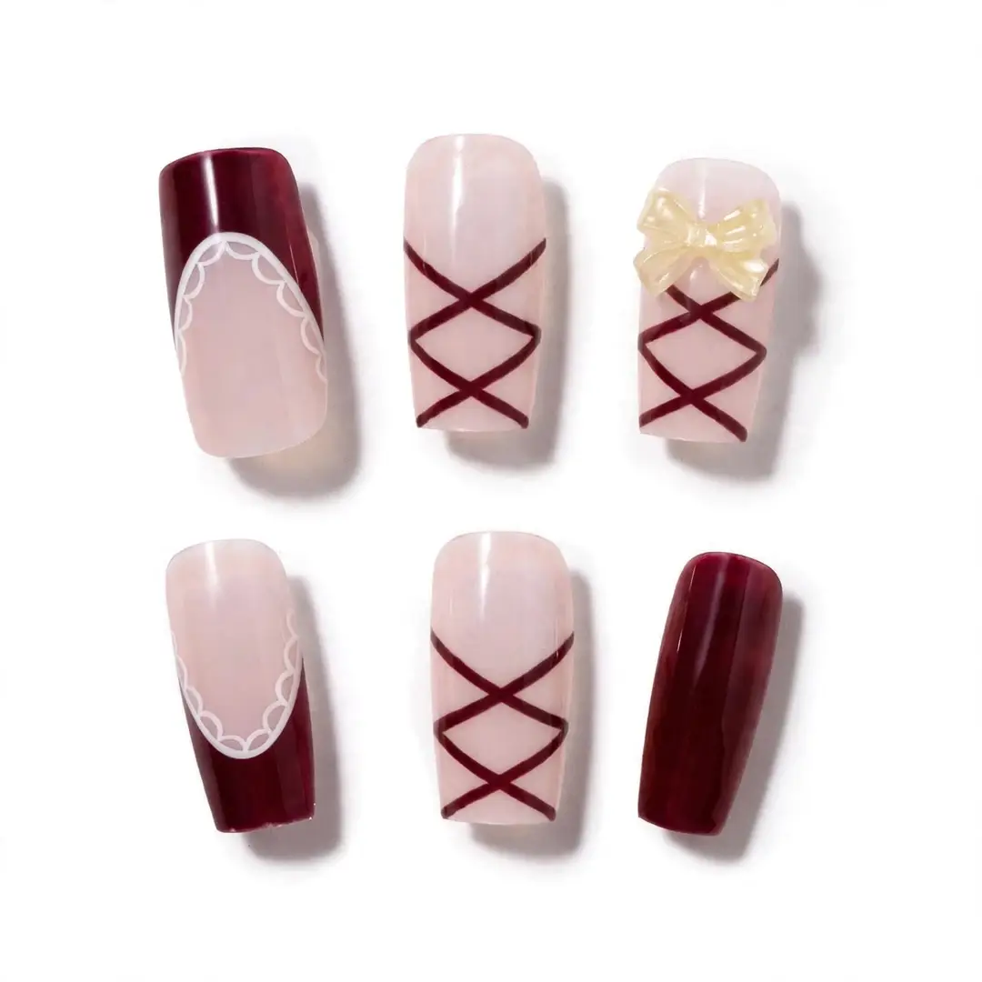Smooth Coverage Fake Nails for Easy Styling - Image 2