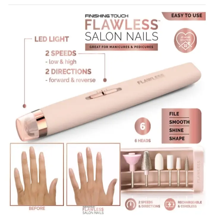 Rechargeable Manicure Nail Tools with LED