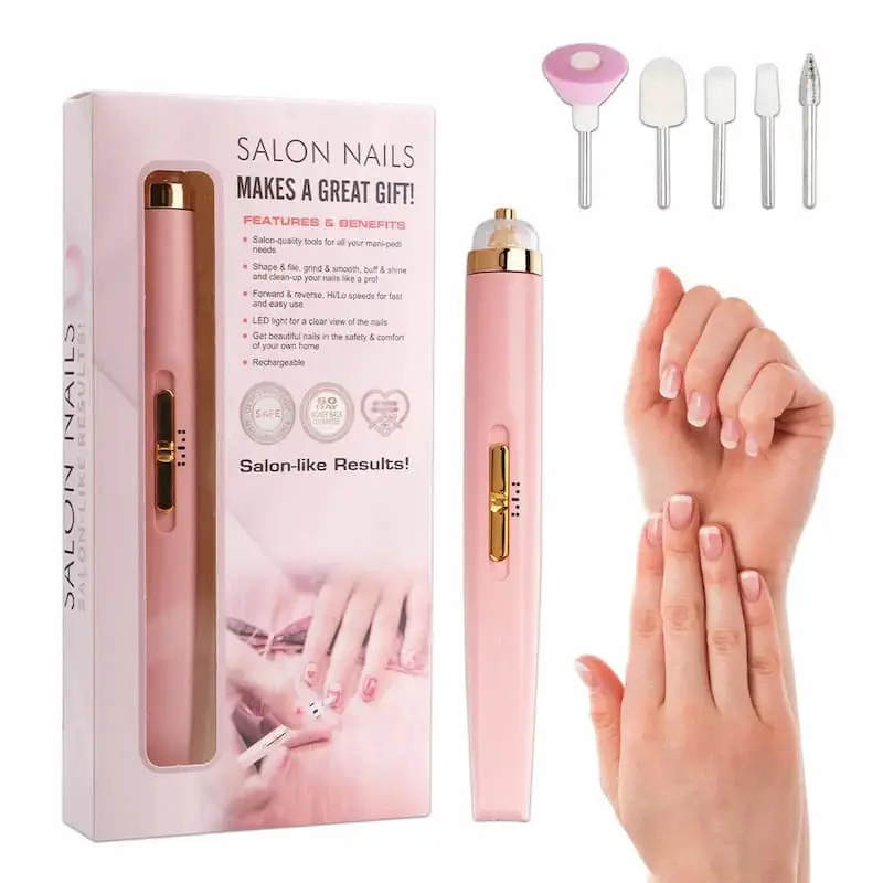 Rechargeable Manicure Nail Tools with LED - Image 2