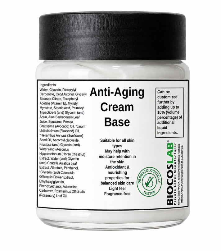 Bioscoslab Anti-Aging Cream Base (500g) - Image 3