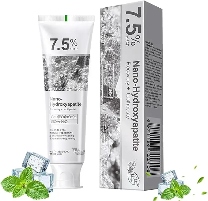 7.5% Nano Hydroxyapatite Teeth Whitening Toothpaste 120g for Enamel Care & Daily Oral Hygiene - Image 6