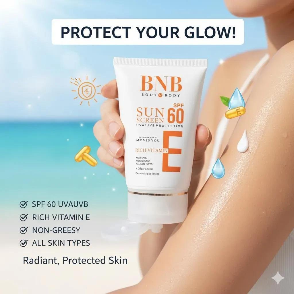 BNB Whitening Sunblock SPF 60 All Season | UV Protection - Image 4
