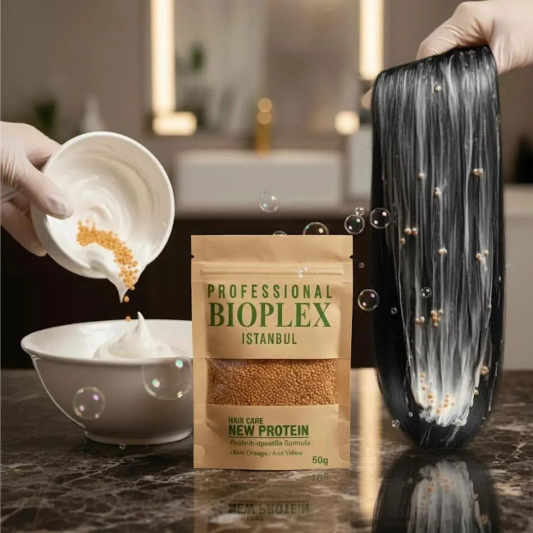 Professional BiPLEX Hair Mask 50g – Anti-Orange & Anti-Yellow Hair Color Correcting Treatment - Image 3